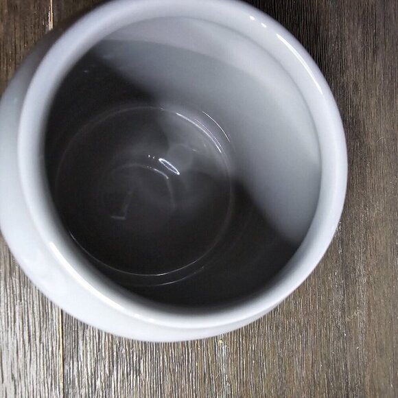 NWT Rae Dunn Artisan Tea Baby Canister Grey Black Lettering Farmhouse Basics - Picture 9 of 13